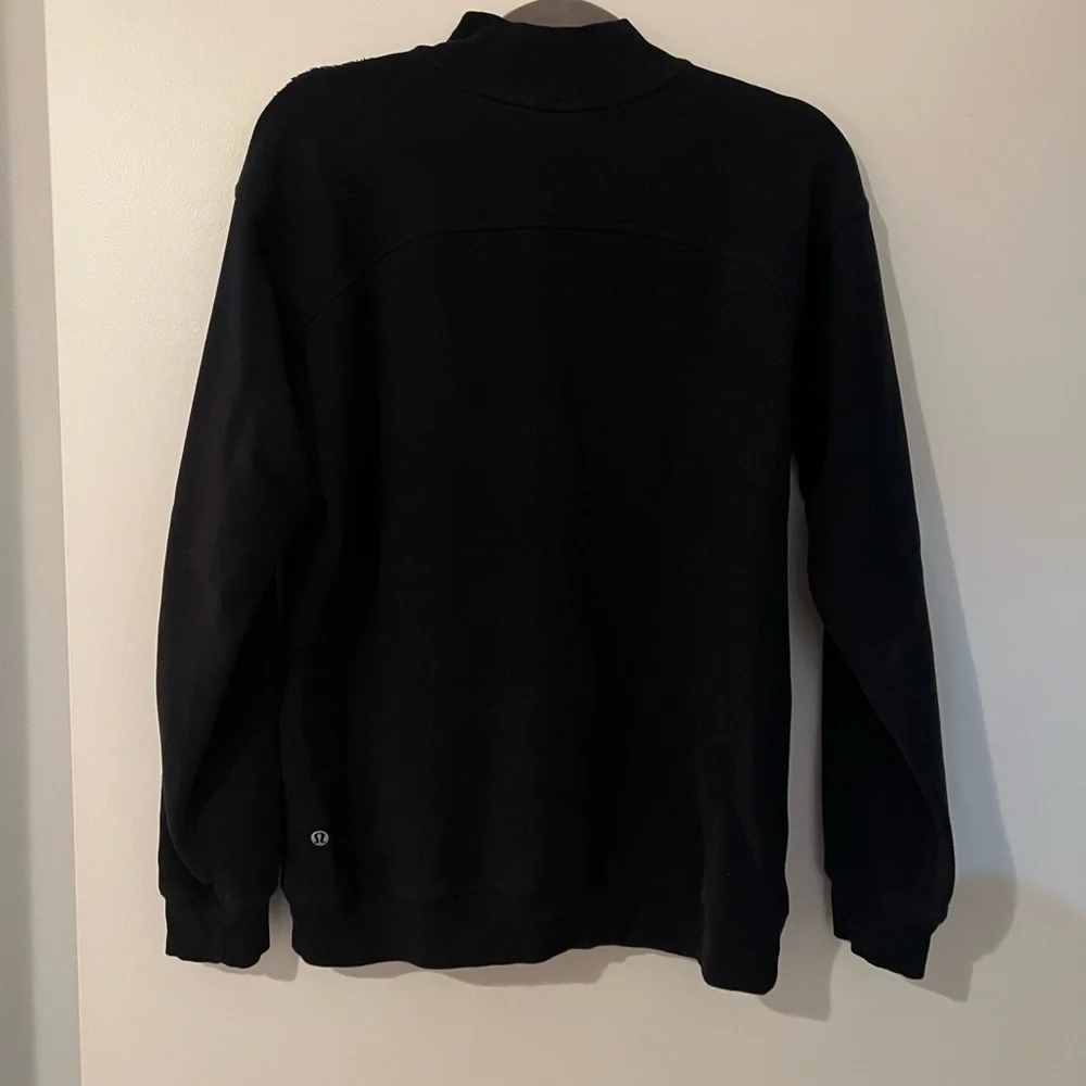 LULULEMON All Yours navy mock neck fleece sweatshirt - Picture 4 of 8